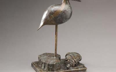 Bird Sculpture: William Mathews Black Bellied Plover